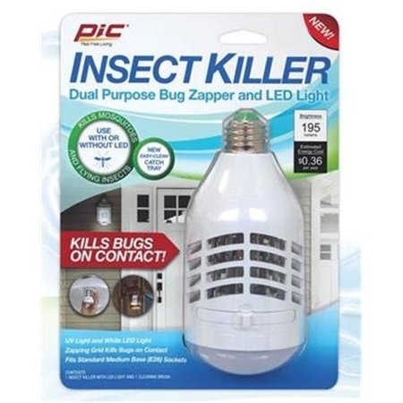 PIC Pic IKUVLEDC Pest Repellent C Zapper Grid LED Bulb P4R-IKUVLEDC